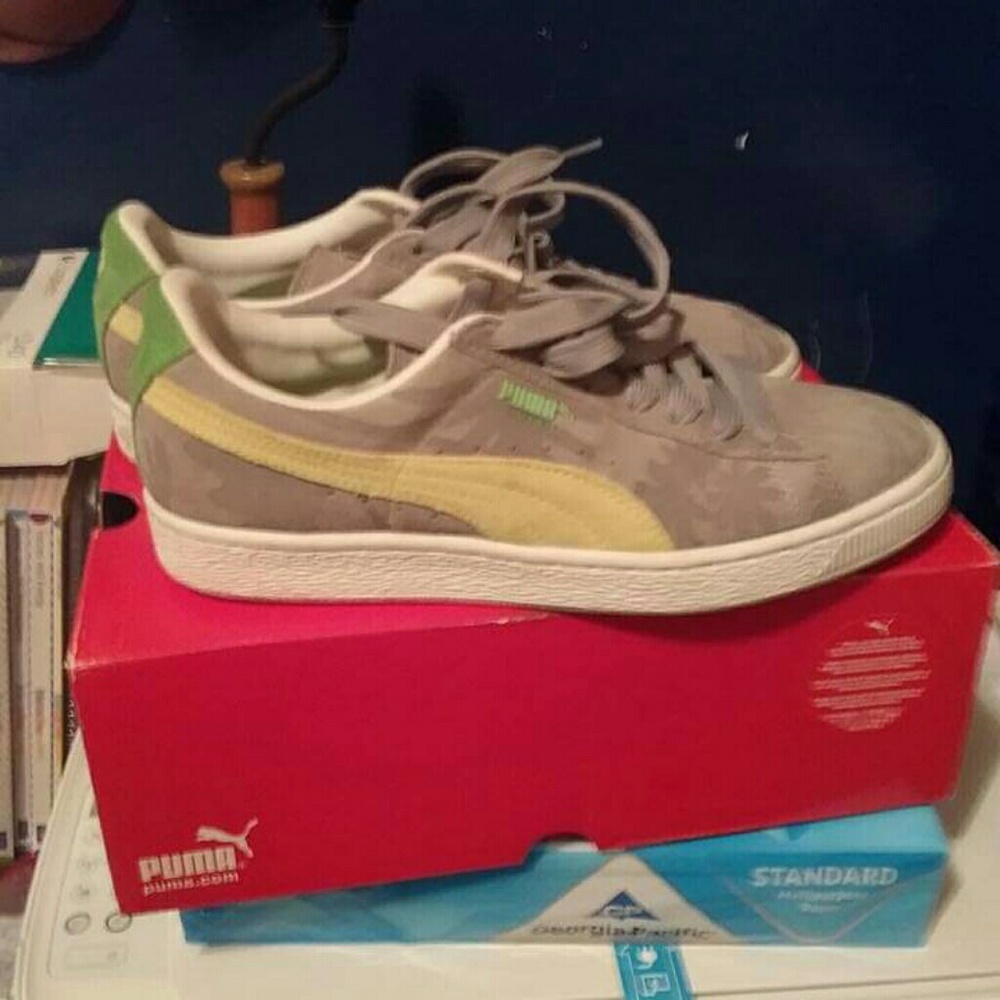 Grey Puma Sneakers